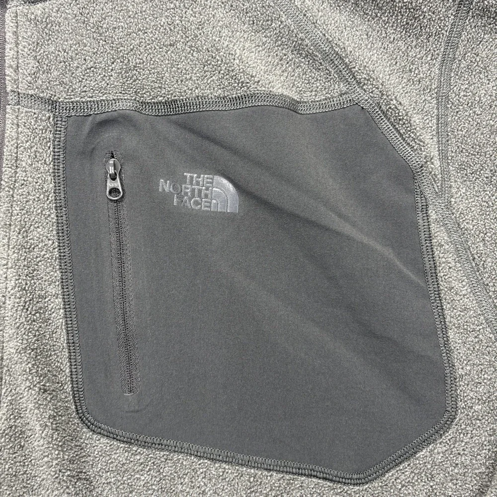 The North Face Polartec Classic 1/4 Zip Pullover Fleece Mens XXL Grey Gorpcore